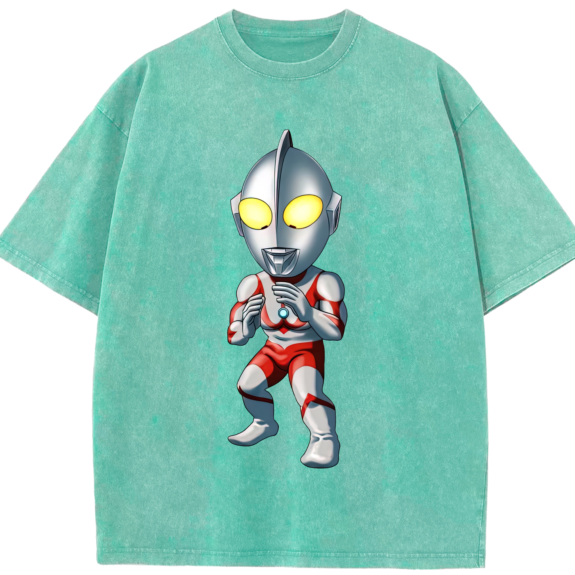 （画像用） ウルトラマン Ultraman 綿100% ヴィンテージ風 半袖Tシャツ（フロントプリント）